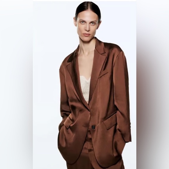 Zara Jackets & Blazers - Zara Chocolate Brown Women's Blazer